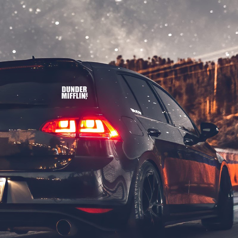 Dunder Mifflin Office Parody Sticker Decal Notebook Car Laptop 6"