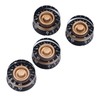 4PCS Electric Guitar Bass Knobs Potentiometer Knob Caps for Volume