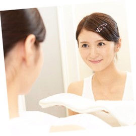 LALAFINA Pack Silver Hair Clips Girls Snap Hair Clips Set Women Barrettes Leopard Print Hairpin