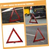 Ipetboom 5pcs Foldable Reflective Warning Triangles for Car Roadside Safety