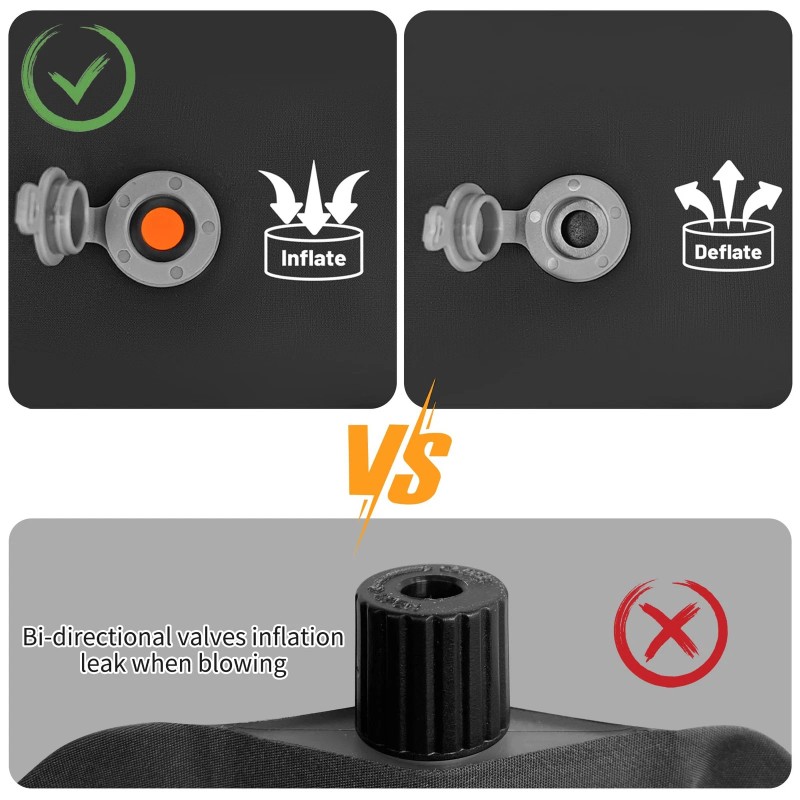 Ontyzz Inflatable Seat Cushion Lightweight Airplane Seat Cushion Stadium Seat