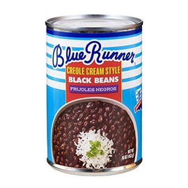Blue Runner Creole Cream Style Black Beans 16 Ounce (Pack of 12)