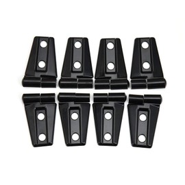 MACHSWON 8 Pcs Door Hinge Covers Black Fits Je-ep Wranlger Unlimited Rubicon Sahara Sports Accessories 2007-2018 JK JKU