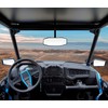 SAUTVS Center Convex Rearview Mirror and Adjustable Folding Side Rear