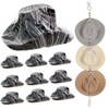 Lanxitown10Pcs Cowboy Hat Cover and One Cowboy Hat Rack Hat