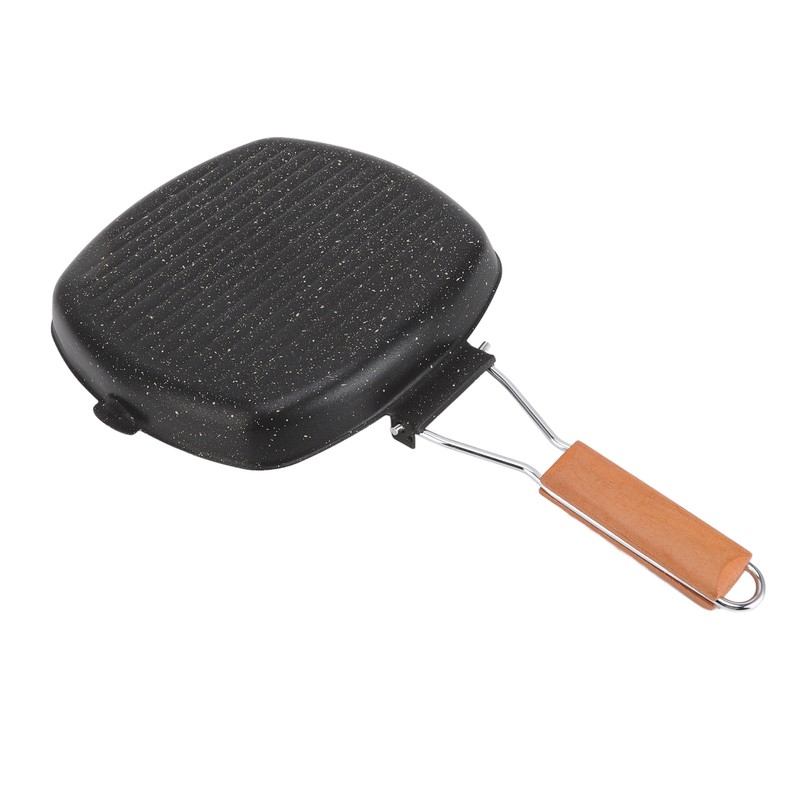 Frying Pan Outdoor Household Folding Beech Handle Energy Saving Non