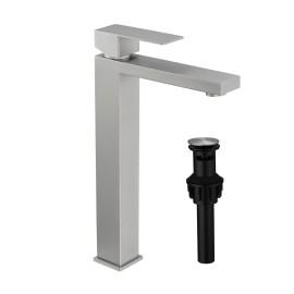 Single Handle Bathroom Faucet Single Hole with Pop up DrainSurface Finishing: Other, Color: Brushed Gold