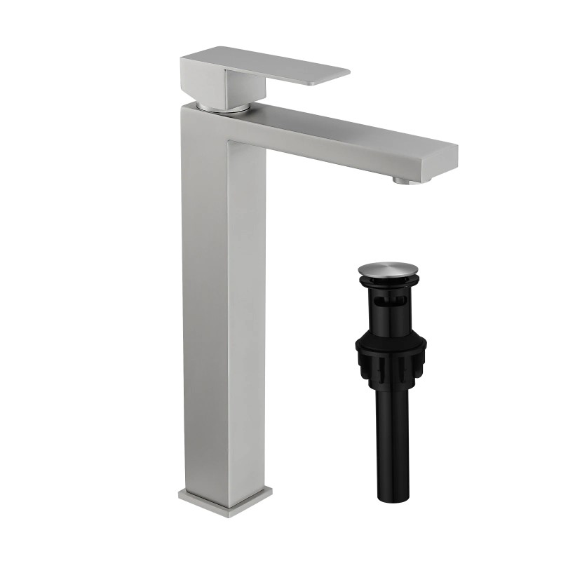 Single Handle Bathroom Faucet Single Hole with Pop up DrainSurface