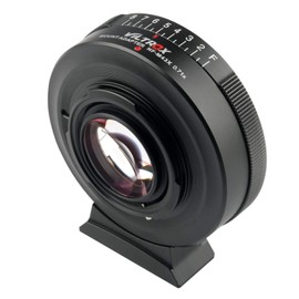 Viltrox NF-M43X Manual Focus Adapter 0.71x Reducer Speed Booster Lens Adapter with Aperture Control for Nikon G D Lens to M4/3 Mirrorless Camera GF9 GX85 GX8 E-M5 E-M10 E-PL3 Pen-F BMPCC