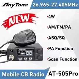 Anytone AT 505PRO Compact CB Radio - Free US Shipping