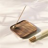gotyou Wooden Incense Holder, Incense Stick Holder, Handmade Ripple Incense