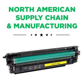 Clover Remanufactured Toner Cartridge (Reused OEM Chip) Replacement for HP 212A (W2122A) | Yellow