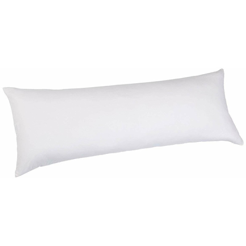 Bolster Pillowcases 100% Polycotton Blend product 4 Feet (48"), White
