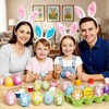Hanwin Plastic Easter Eggs Fillable White for Decorations Tree, Outdoor,