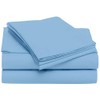 Sleeper Sofa Bed Sheet Set - Queen Sky Blue Solid