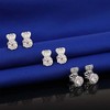 6 Pairs Earring Backs Lifters,925 Sterling Silver Earring Backs for