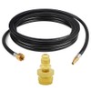 Joywayus 12 Feet Low Pressure Propane Quick Connect Extension Hose