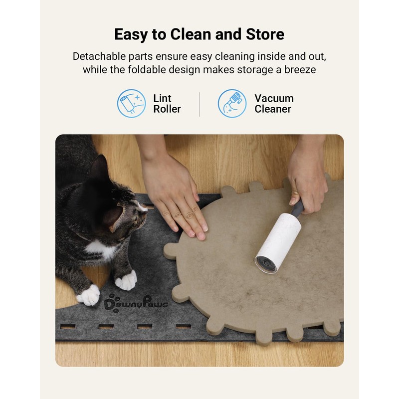 DownyPaws Cat House for Indoor Cats, Cat Bed Cave for