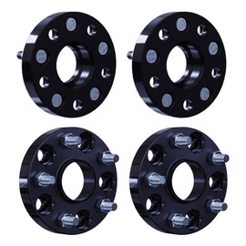 KAX 5x4.5 Wheel Spacers,1" Hub Centric Wheel Spacer Adapters with M12x1.5 Studs 60.1mm Hub Bore,4pcs fit for Camry, RX350, RAV4, Camry, Camry, Camry, Avalon, ES350, Camry, RAV4, Camry, Camry, IS2
