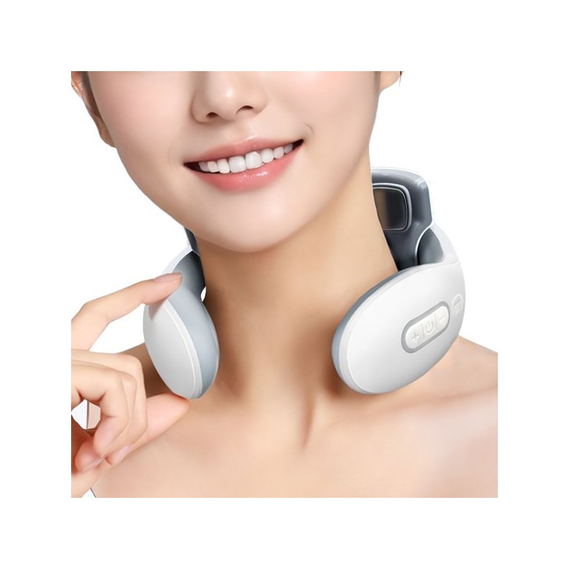 (몬스터엑센)넥머신 온열 저주파 EMS 목마사지기 승모근제거 (Monster Xcen) Neck Machine