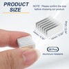 PATIKIL Heatsink 14x14x6mm, 20 Pcs Aluminum Cooler Radiator Heat Sink