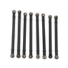 8pcs M3 Aluminum Alloy Link Rod Linkage Set for Axial