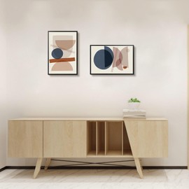 Frametory, 12x18 Aluminum Poster Frame, Acrylic Front, Thin Metal Picture Frames for 18x12 Photo, Horizontal/Vertical Wall Mount (1 Pack, Black)