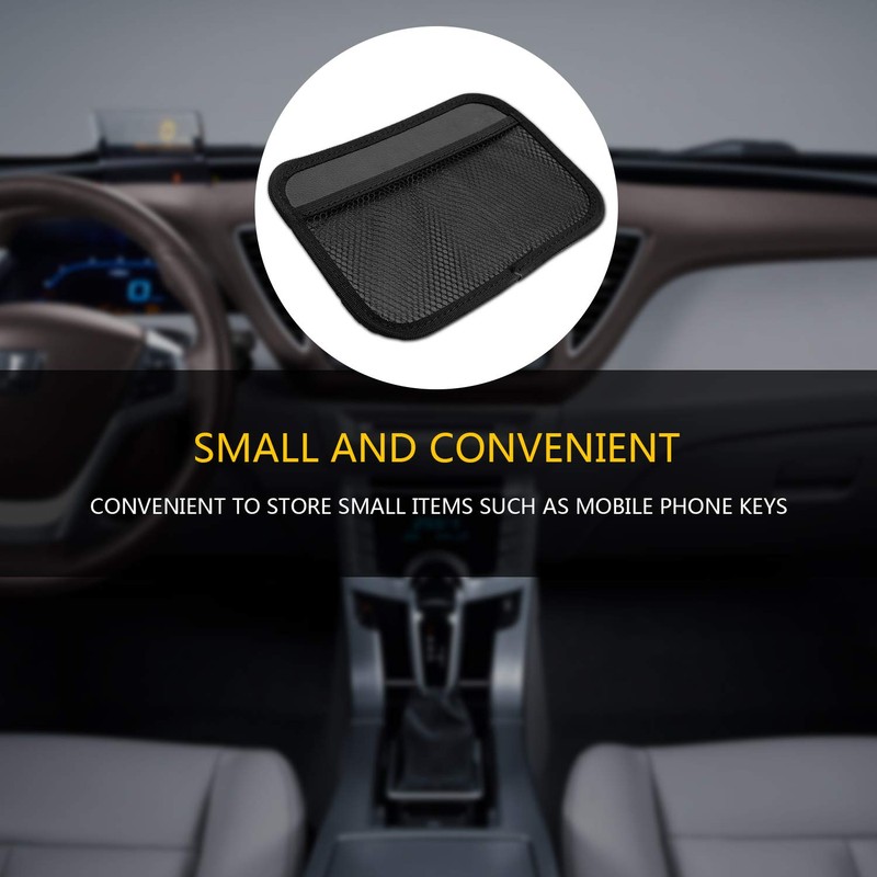 INNOLIFE Car Net Pocket Side Clutter Scattered Storage Phone Holder