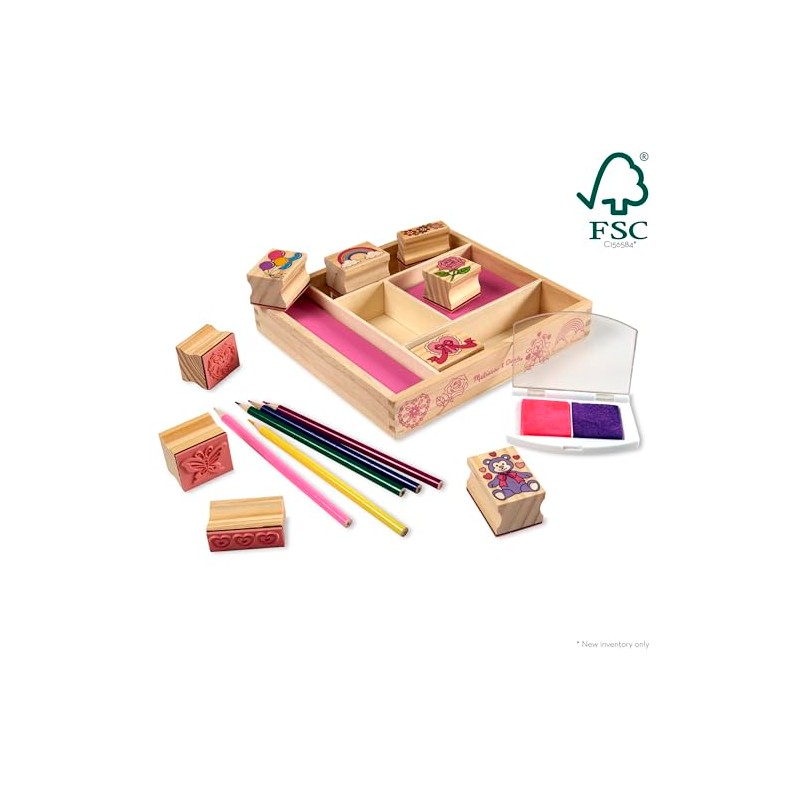 Melissa & Doug Juego De Sellos De Amistad - FSC-Certified