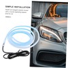 Mikinona Car LED Hood Light Strip Flexible Daytime Running Light