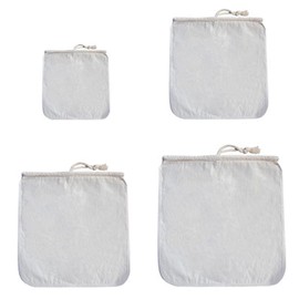 3 Pcs Nut Milk Bag, Reusable Washable Food Strainer Cotton Cloth Bags Filter for Almond Milk, Juice, Cottage Cheese, Yogurt, Soy Milk
