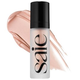 Iluminador ligero Glowy Super Gel y base de maquillaje para una piel radiante, enriquecido con vitamina C y aceite de escualano hidratante, tamaño de 
