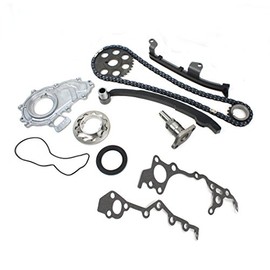 CNS Timing Chain Kit & Oil Pump Repair Set Compatible/Replacement for 95-04 Toyota Tacoma 2.4L DOHC 2RZ-FE 2RZFE Engine