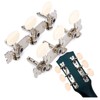 Pack of 2 Guitar Machine Heads Buttons, Mechanical Tuning Pegs