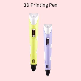 3D Printing Pen Apply with 1.75mm Filament ABS PLA Support Temperature Speed Heat Dissipation with LED   Screen DIY for Teen Children and Adults Christmas Birthday Gift