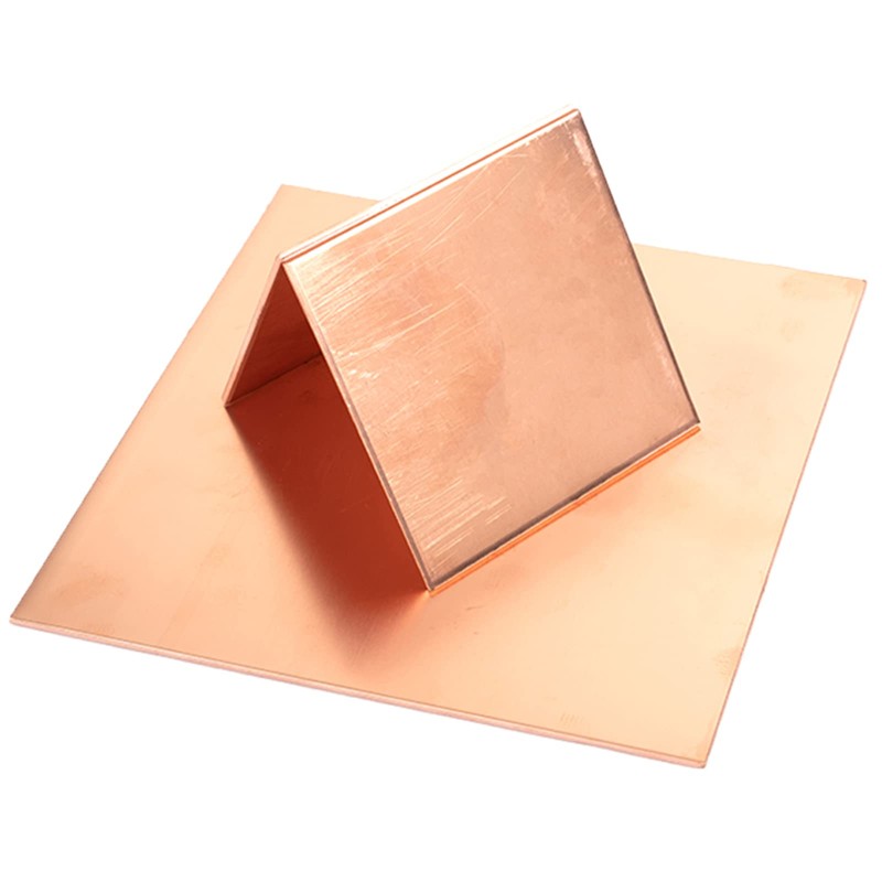 AcbbMNS 1 Piece 99.9% Pure Copper Sheet Metal 200x200mmx1mm T2
