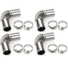 4 Pcs Stainless Steel 24mm Air Diesel Parking Heater Exhaust