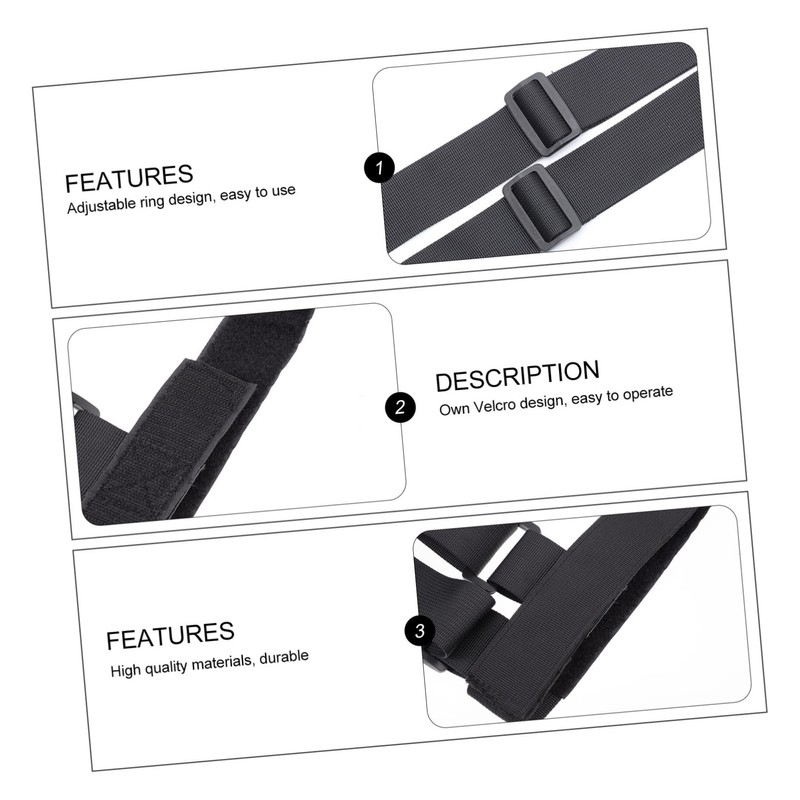 CAXUSD Snowboard Fixed Strap Comfortable Secure Carrying for Skis Snowboards