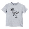 Inkopious Tyrannosaurus Rex Dinosaur Toddler T-Shirt 2T Grey