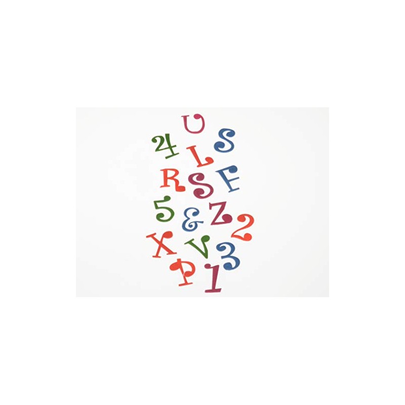 Letter Cookie Cutter Set Funky Plastic