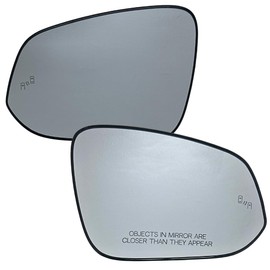 Spieg Side View Mirror Glass Set for 2019-2024 Toyota Rav4, Rav4 Hybrid Heated Blind Spot Monitoring BSM with Backing Plate Pair 87961-42E20 87931-42E50
