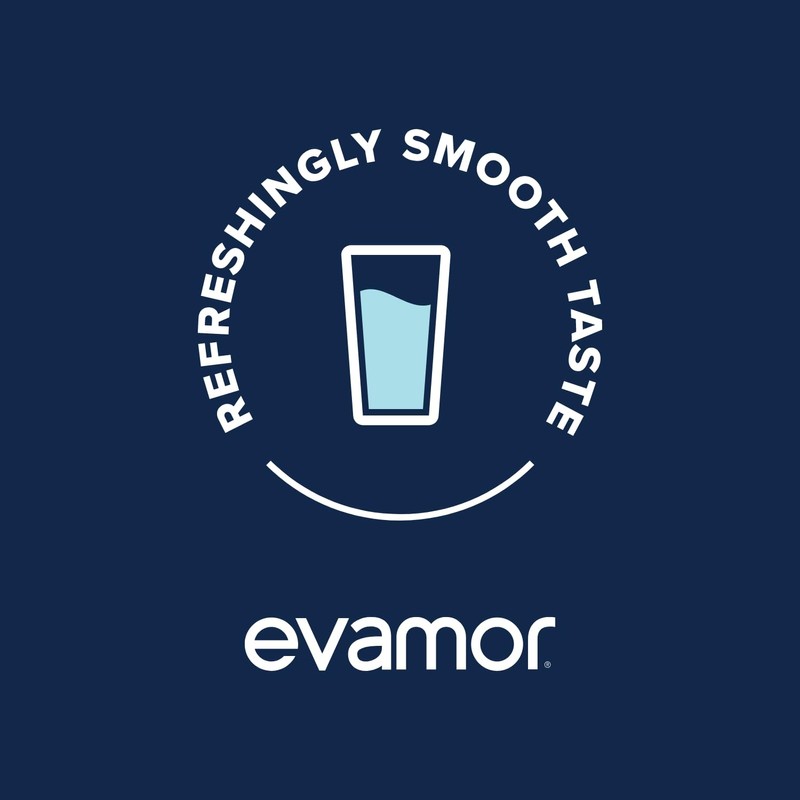 EVAMOR Artesian Bottled Water - Single Source, Naturally Alkaline and