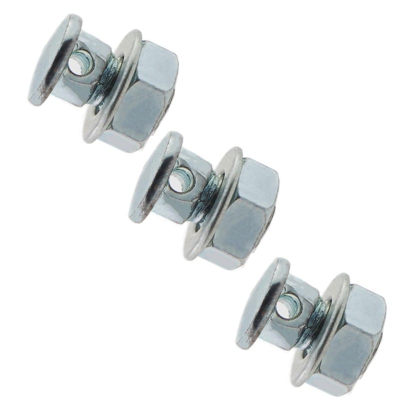 GZWZH 4PCS Silver Brake Cable Bean Flat Head Bicycle Adjuster