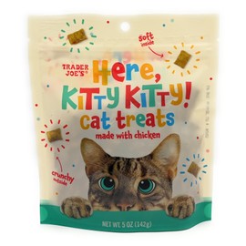 Here Kitty Kitty Cat Treats by Trader Joes 5 oz (142g) - Pack of 2