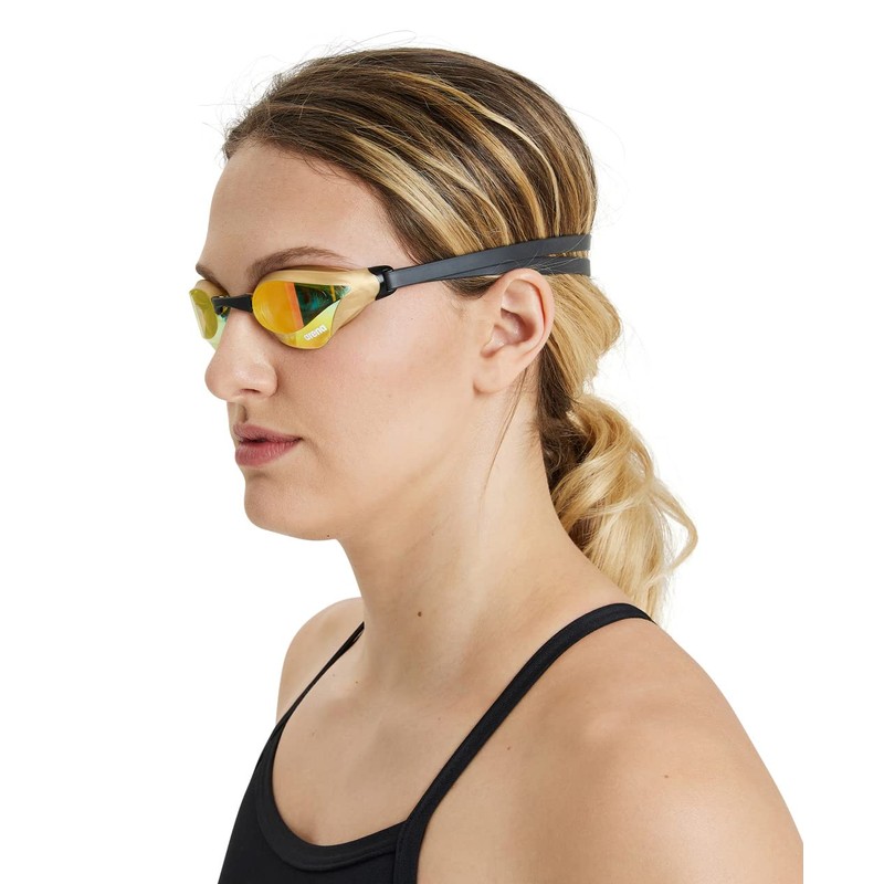 Arena Cobra Core Goggles Yellow Copper-Black One Size