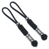 2 Pack Paracord Knife Lanyard with Stainless Steel Beads Paracord