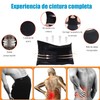 Soporte Lumbar para Hombres y Mujeres,Fajas de Gym para Moldear