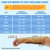 Arm Chaps Extended Elbow Leather Arm Guard - Arm Sleeve