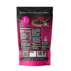 Zoma Tea Collection - WAKE-UP - Té Negro - Black Tea leaves - Gourmet de hoja entera - Frutos zarzamora arándano fresa - Energizante y estimulante - Breakfast Tea - infusión de té - 75gr