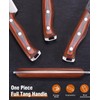 Naitesen 3PCS Hand Forged Butcher Knife Set, Very Sharp Meat